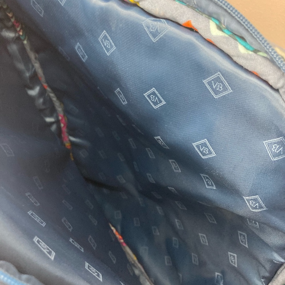 Vera Bradley Gray Laptop Backpack - Picture 9 of 13